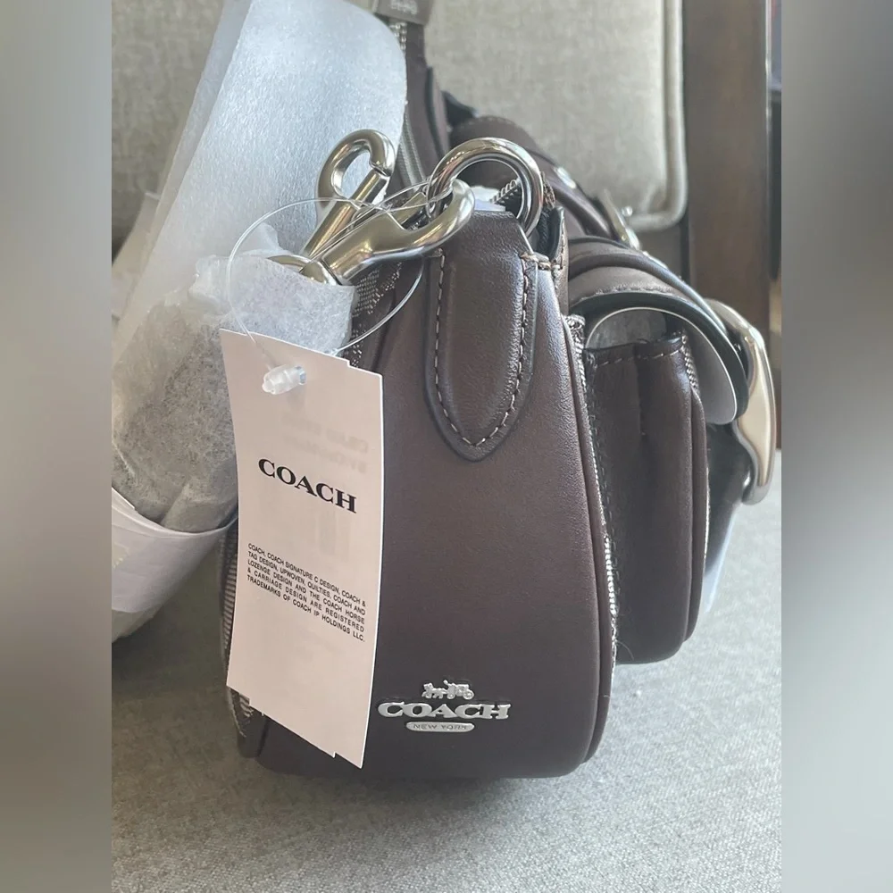NWT！COACH ASHTON SHOULDER BAG IN SIGNATURE JACQUARD（CBJ00）for holiday gift